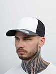 Бейсболка FLEXFIT арт. 6606CF (темно-серый / белый)